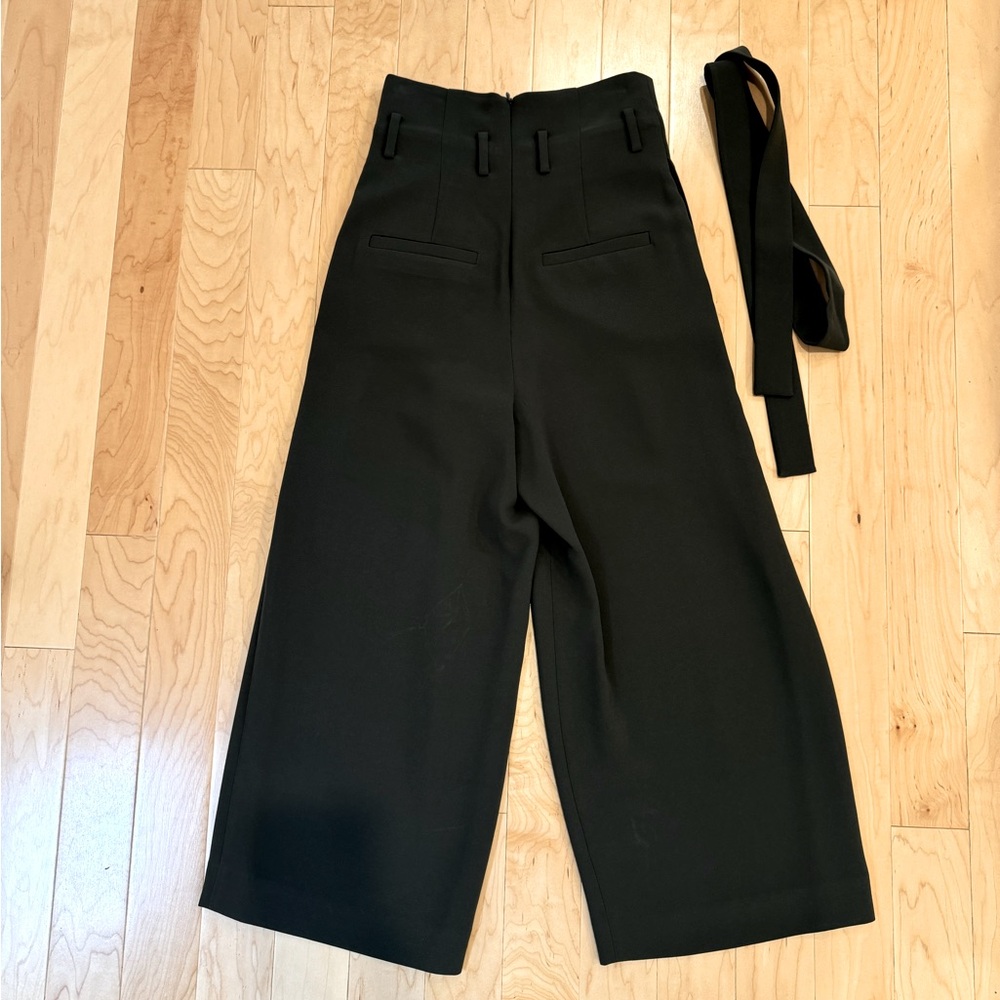 COS Pleated Ankle Pants with Belt - Picture 2 of 2
